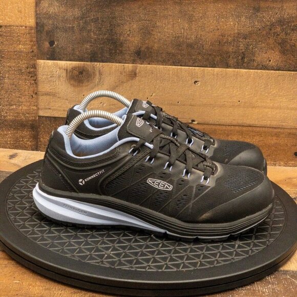 KEEN UTILITY ESD WOMENS ANKLE BOOTS BLACK ALLOY TOE SAFETY WORK SIZE 9.5M - Picture 9 of 9